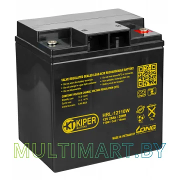 Аккумулятор для ИБП Kiper HRL-12110W (12В/28 А·ч)